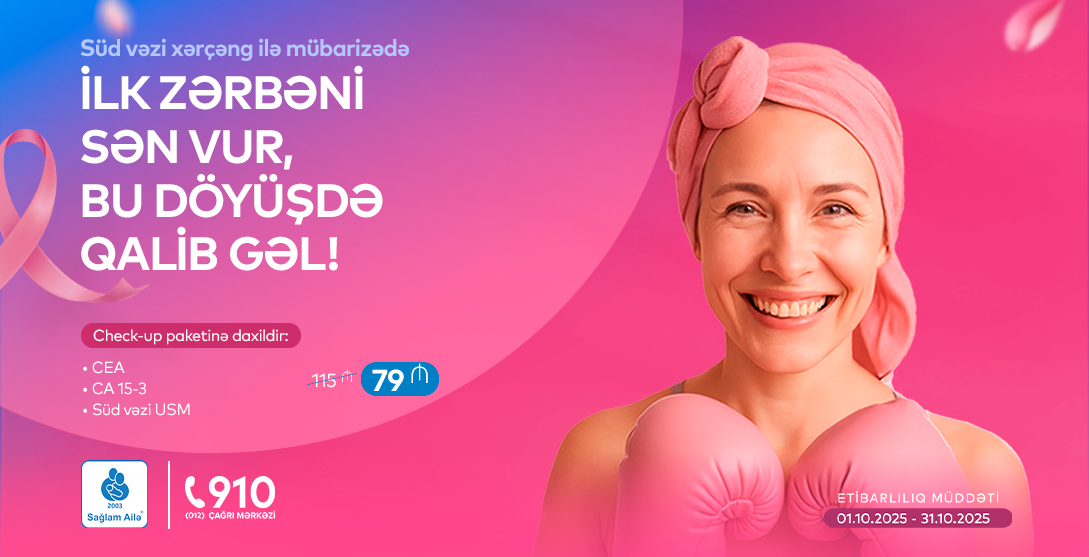 Süd Vəzi Xərçənginin Diaqnostikası üçün check-up paketi