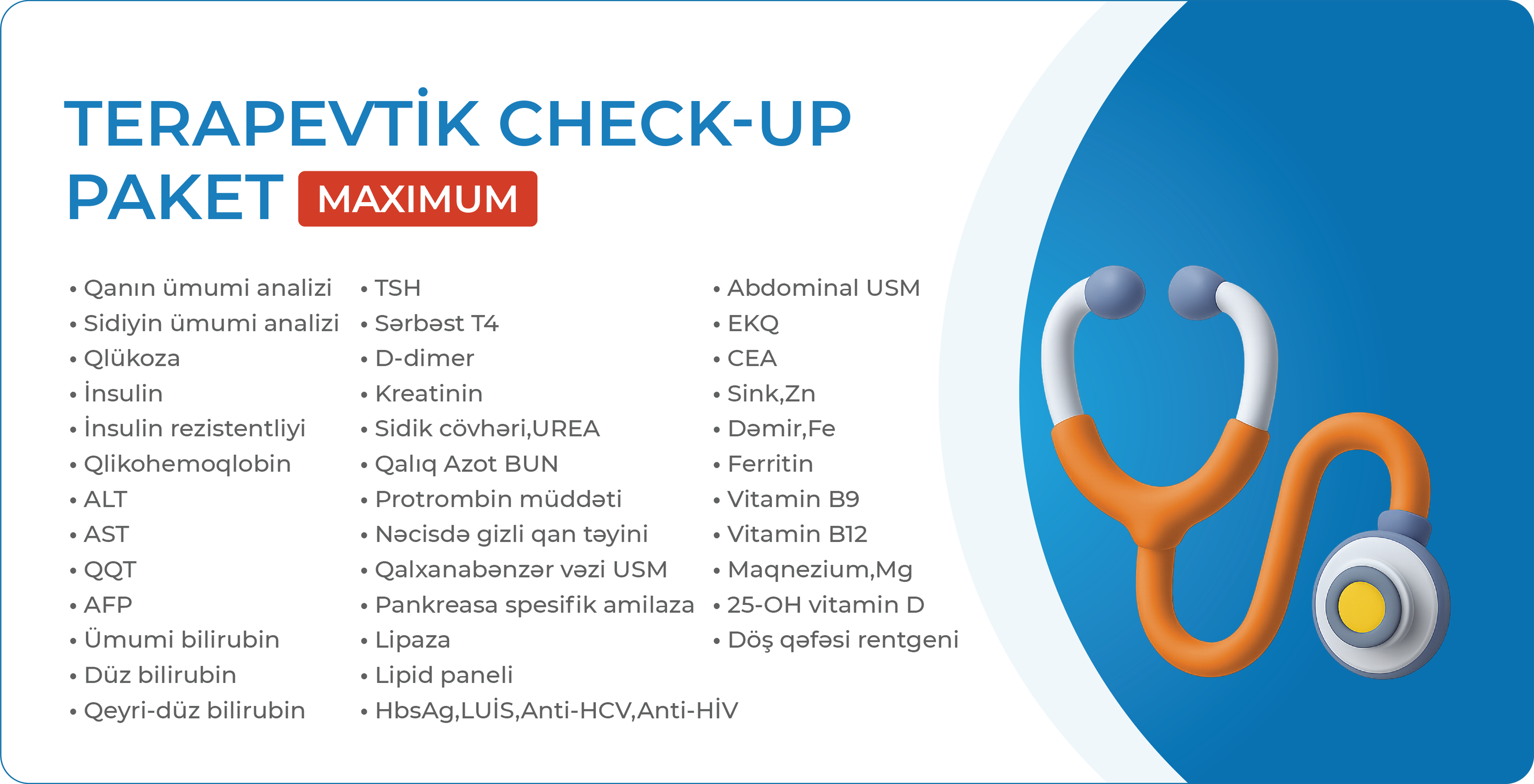 Terapevtik check-up (maximum)