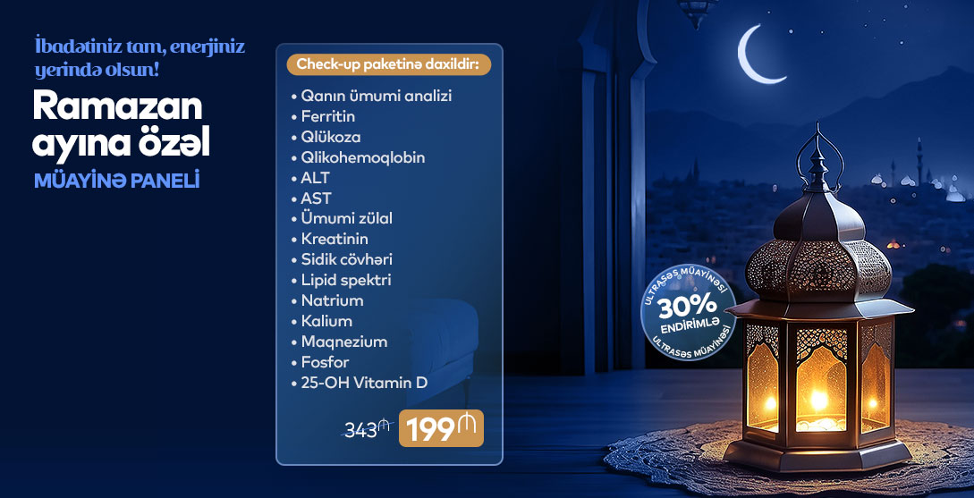 Ramazan ayına özəl müayinə paneli (maximum)