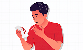 Причины появления крови в слюне и кровотечение при кашле, а также лечение Причины появления крови в слюне и кровотечение при кашле, а также лечение