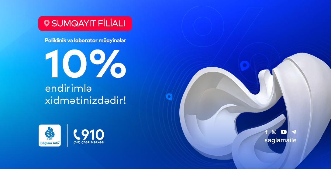 Sağlamlığınız üçün fürsət!