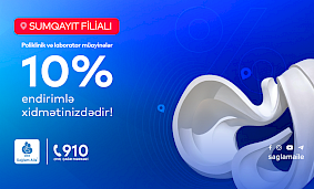 Sağlamlığınız üçün fürsət!