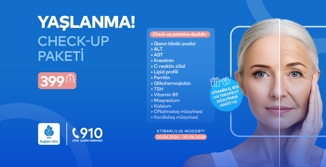 Yaşlanma check-up paketi
