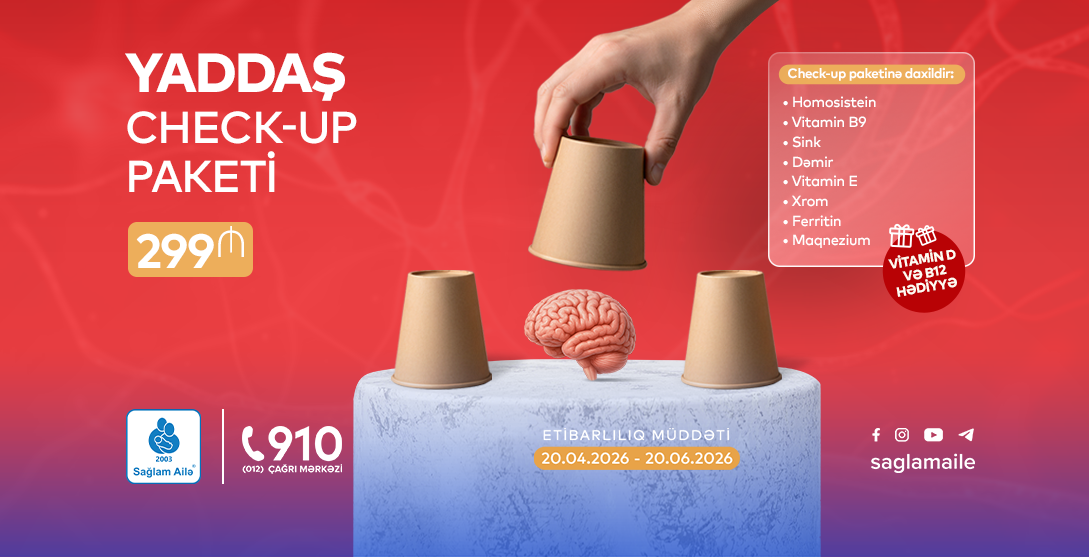 Yaddaş check-up paketi